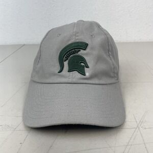 Michigan State Spartans Hat Cap Gray Nike Heritage86 Strap Back Dri Fit Baseball